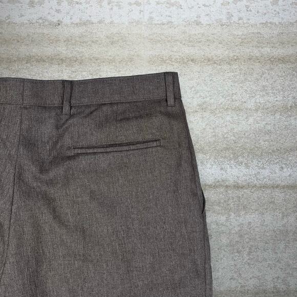 Vintage 80s Levis Dress Pants 36x30 Relaxed Flared Fit Chocolate Brown Made USA - Picture 3 of 4